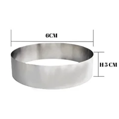 Beysa Pasta Çemberi Pandispanya Inox 6 Cm H5
