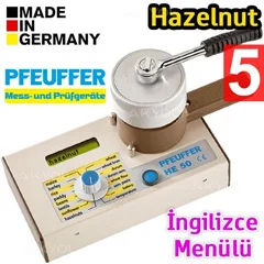 Pfeuffer HE 50-5 Kırmalı Tahıl Nem Ölçer, İngilizce Menülü