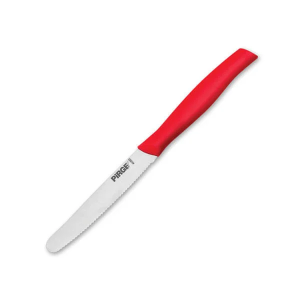 Pirge Domates Bıçağı Dişli 11 cm, Kırmızı