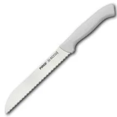 Pirge Ecco Pro Ekmek Bıçağı, Dişli, 17,5 cm, Beyaz