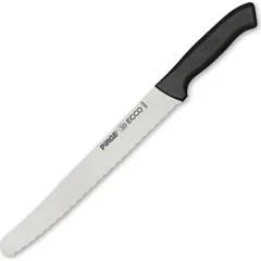 Pirge Ecco Pro Ekmek Bıçağı, Dişli, 22.5 cm, Siyah