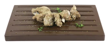 Polietilen Tırtıklı Kesme Tahtası 30x50 cm, 4 cm Kalın