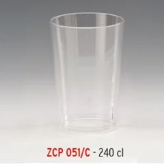 Zicco Polikarbon Bardak, 240 cl, Şeffaf