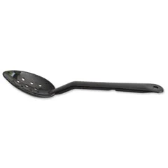Epinox Polikarbon Delikli Servis Kaşığı, 33 Cm, Siyah, P 017