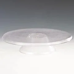 Zicco Polikarbon Döner Pasta Sıvama Standı, 35 cm, Şeffaf