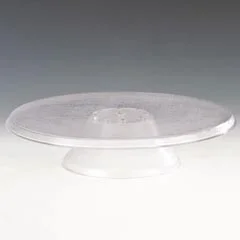 Zicco Polikarbon Döner Pasta Sıvama Standı, 35 cm, Şeffaf