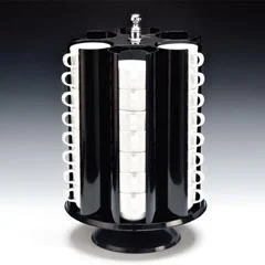 Zicco Polikarbon Fincan Standı, Döner, 48x30 cm