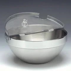 Zicco Polikarbon Kapaklı Çelik Kase, Çift Cidarlı, 23x11 cm