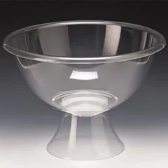 Zicco Polikarbon Kase, Ayaklı, 45 cm, Şeffaf