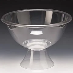 Zicco Polikarbon Kase, Ayaklı, 45 cm, Şeffaf