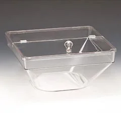 Zicco Polikarbon Kase, Kapaklı, 26x26x12 cm, Şeffaf