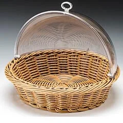 Zicco Polikarbon Roll Top Kapaklı Sepet, 41x11 cm