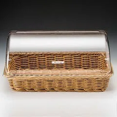 Zicco Polikarbon Roll Top Kapaklı Sepet, 55x35x10 cm
