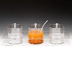 Zicco Polikarbon Sosluk Reçellik Standı, 3'ü, 21x60x18 cm