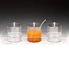 Zicco Polikarbon Sosluk Reçellik Standı, 3'ü, 21x60x18 cm