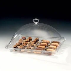 Zicco Polikarbon Tepsili Muhafaza Kabı, Akrilik Kapaklı, Gn 1/2, 28x34x17 cm (ZCP.707+ZCP.709)