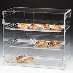 Zicco Polikarbon Tepsili Teşhir Standı, 3 Katlı, 57x38x50 cm