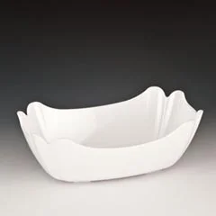 Zicco Polikarbon Teşhir Kasesi, 27x18x9 cm, Şeffaf