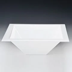 Zicco Polikarbon Teşhir Kasesi, 44,5x44,5x15,5 cm, Şeffaf