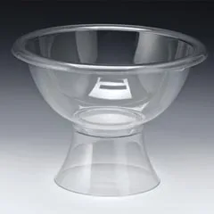 Zicco Polikarbon Teşhir Kasesi, Ayaklı, 35 cm, Şeffaf
