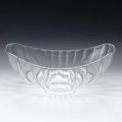 Zicco Polikarbon Teşhir Kasesi, Gondol, 42,5x25,5 cm, Şeffaf
