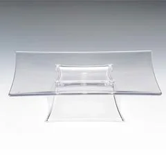 Zicco Polikarbon Teşhir Standı, Ayaklı, 25x25x7 cm, Şeffaf