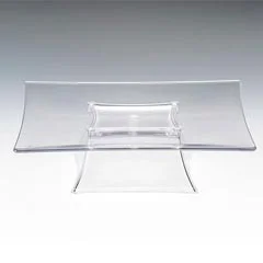 Zicco Polikarbon Teşhir Standı, Ayaklı, 25x25x7 cm, Şeffaf