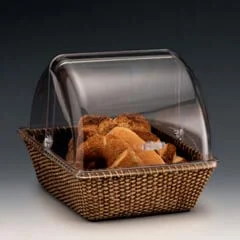Zicco Rattan Sepetli Fanus, Polikarbon Kapaklı, 32,5x26x26 cm