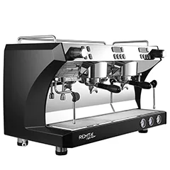 Remta CRM3120C Espresso Kahve Makinesi, 2 Gruplu, Siyah