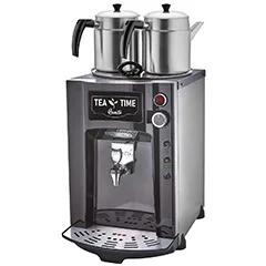 Remta DE12P Premium Jumbo Çay Makinesi, Elektrikli, 2 Demlikli, 15 Litre Kapasiteli , Siyah