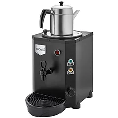 Remta DE14 Mini Jumbo Çay Makinesi, Elektrikli, Tek Demlikli, 9 Litre Kapasiteli , Siyah