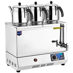 Remta EP03 55 Model Çay Ocağı, Elektrikli, Pleytsiz, 3 Demlikli, 34 Litre Kapasiteli