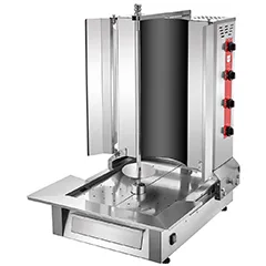 Remta MA05 Elektrikli Döner Ocağı, Oval Camlı, Alttan Motorlu, 4 Radyanlı, 50 kg Kapasiteli