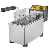 Remta R90 Elektrikli Fritöz, Kapaklı, 3 Litre Kapasiteli, 13x21x12 cm Sepet Ölçülü - Görsel 1