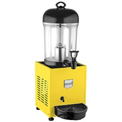 Remta ST18 Mini Şerbet ve Ayran Soğutma Makinesi, Karıştırıcılı, 7 Litre Kapasiteli, Sarı