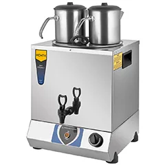 Remta TT02 Çift Cidarlı Çay Makinesi, Elektrikli, Pleytsiz, 2 Demlikli, 17 Litre Kapasiteli