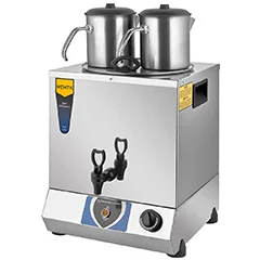 Remta TT02 Çift Cidarlı Çay Makinesi, Elektrikli, Pleytsiz, 2 Demlikli, 17 Litre Kapasiteli