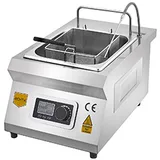 Remta WZ-TZ035 İndüksiyonlu Fritöz, 10 Litre Kapasiteli, 32x51,3x25 cm Sepet Ölçülü - Görsel 1