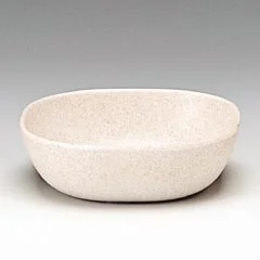 Zicco Renkli Bambu Çerezlik, Yuvarlak, 9,5x9,5 cm, Beyaz
