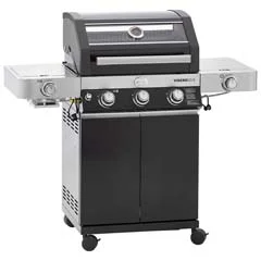 Rösle Videro G3-S Vario Gazlı Barbekü İstasyonu - Siyah