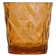 Rubikap EX.PT250 Exclusive Prizma Bardak, Polikarbon, 250 ml, Amber