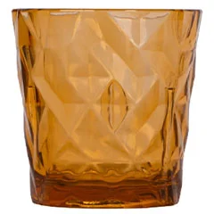 Rubikap EX.PT250 Exclusive Prizma Bardak, Polikarbon, 250 ml, Amber