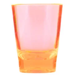 Rubikap TB.05 Polikarbon Shot Bardağı, 50 ml, Neon Turuncu