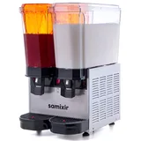 Samixir 40.SMI Klasik Twin Soğuk İçecek Dispenseri, 20+20 Lt, Kaırştırıcılı ve Fıskiyeli, Inox - Görsel 1
