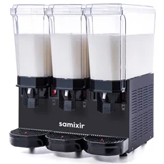 Samixir 60.MMMB Klasik Triple Soğuk İçecek Dispenseri, 20+20+20 lt, 3 Karıştırıcılı, Siyah