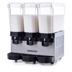 Samixir 60.MMMI Klasik Triple Soğuk İçecek Dispenseri, 20+20+20 Lt, 3 Karıştırıcılı, Inox