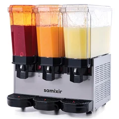 Samixir 60.SSSI Klasik Triple Soğuk İçecek Dispenseri, 20+20+20 Lt, 3 Fıskiyeli, Inox