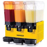Samixir 60.SSSY Klasik Triple Soğuk İçecek Dispenseri, 20+20+20 lt, 3 Fıskiyeli, Sarı - Görsel 1