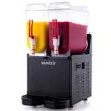 Samixir SLUSH24 Slush Twin Buzlu ve Soğuk İçecek Dispenseri, 12+12 Lt, Siyah - Görsel 1