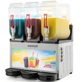 Samixir Slush36 Trıple Allure Buzlu ve Soğuk İçecek Dispenseri, 12+12+12 lt, Inox - Görsel 1